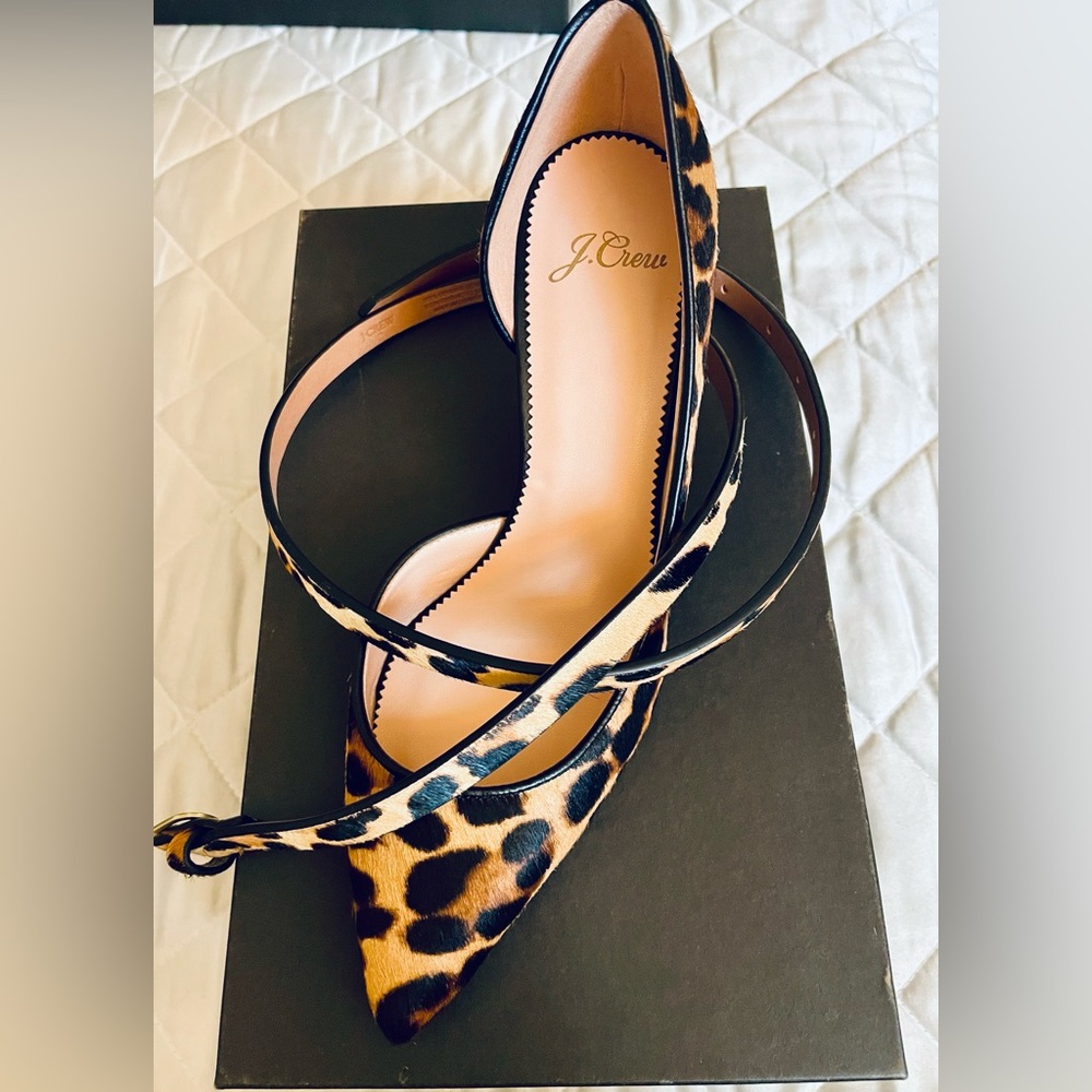 MATCHING BELT AND SHOES J Crew - 65mm Colette Pump in Haircalf